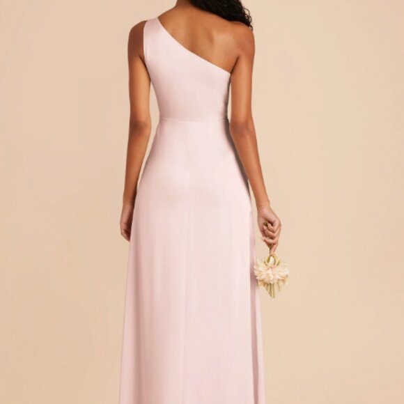 Birdy Grey One Shoulder Pink Dress - Picture 3 of 7